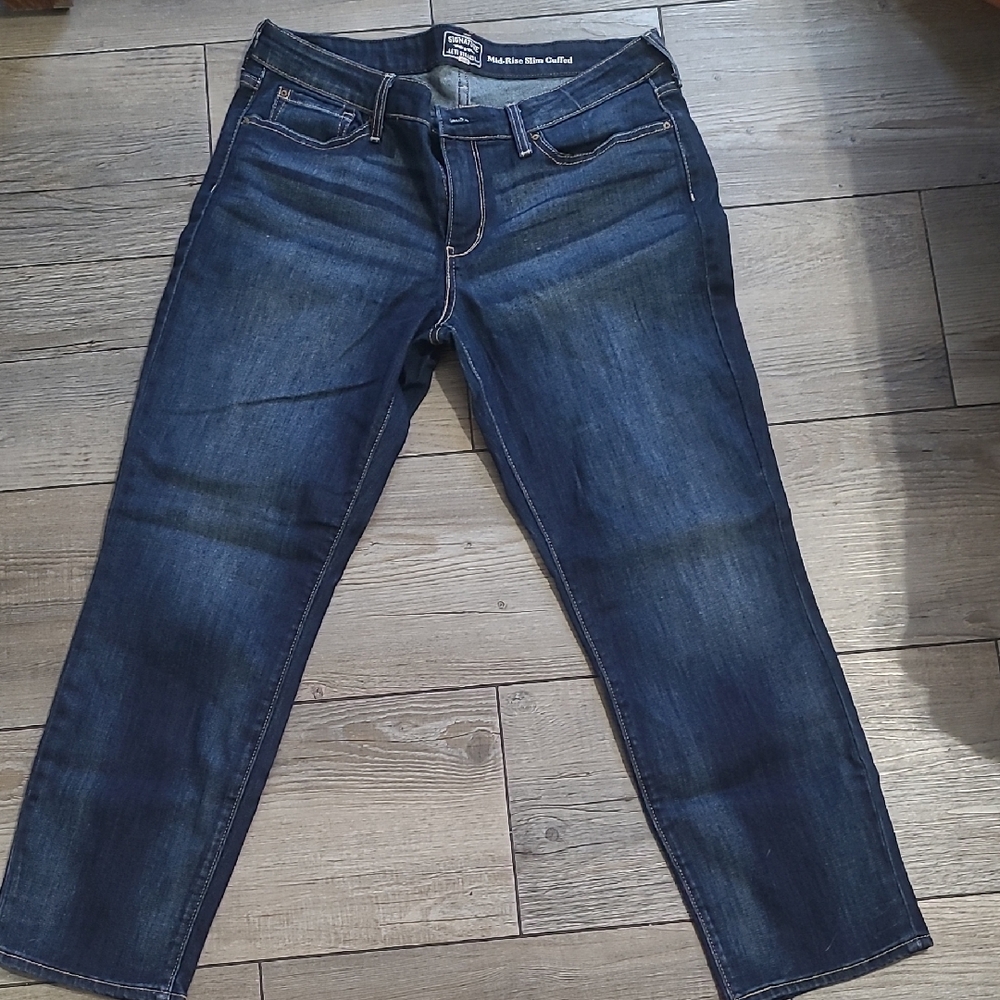 Signature by Levi Strauss Blue Straight Leg Jeans